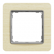 Рамка 1-пост Береза Sedna Elements, Береза, Sedna Design & Elements