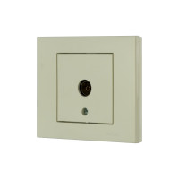 Розетка ТВ прохідна Grano Кремова, Крем, Розетка ТВ прохідна