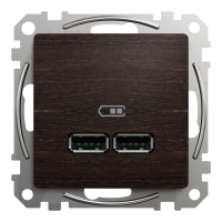 USB роз A+A 2,1A Венге Sedna Elements, Венге, Sedna Design & Elements