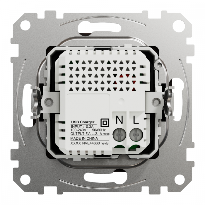 USB роз A+A 2,1A Венге Sedna Elements, Венге, Sedna Design & Elements