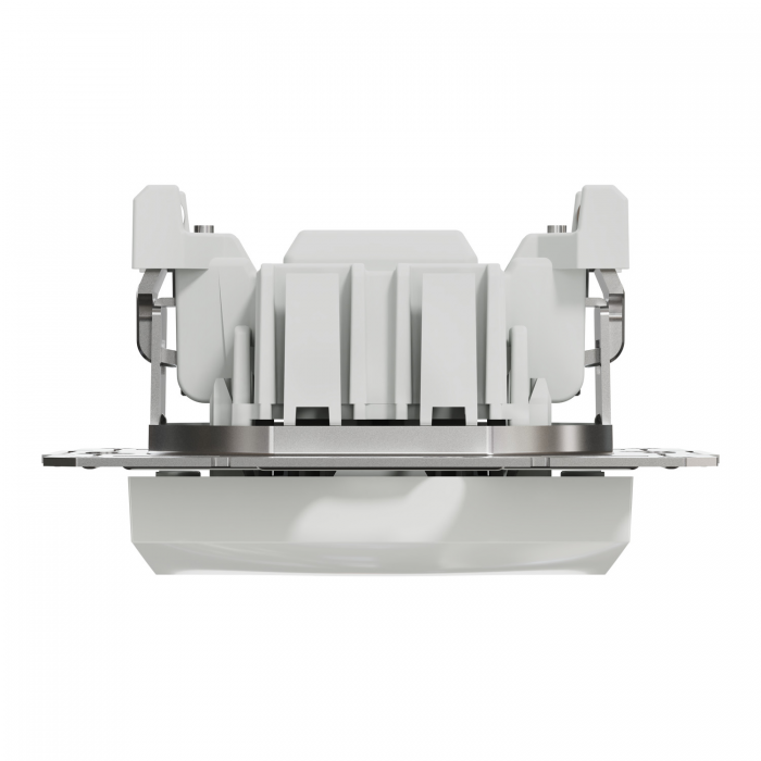 Вимикач однокл з підсв білий Asfora б/р, Asfora