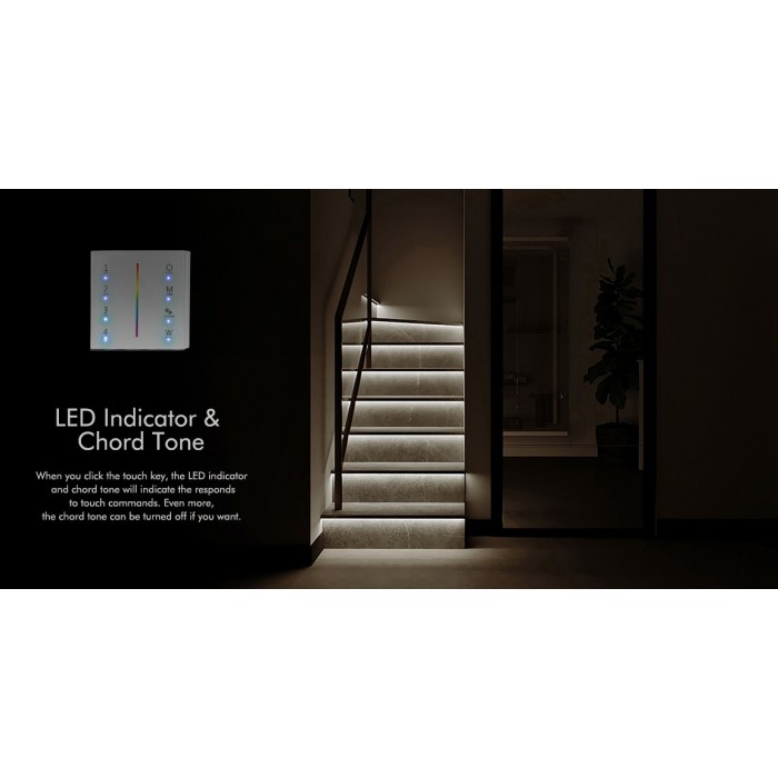 Панель LED димера DEYA на 4 зони T21(Black)