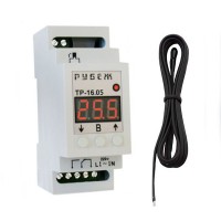 Терморегулятор одноканальний на DIN-рейку Rubezh ТР-16.05 (16А, 220В)
