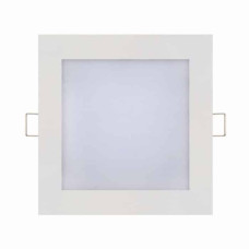 Світлодіодний світильник врізний Slim/Sq-12 12W 6400K, Білий, Світильники вбудовані