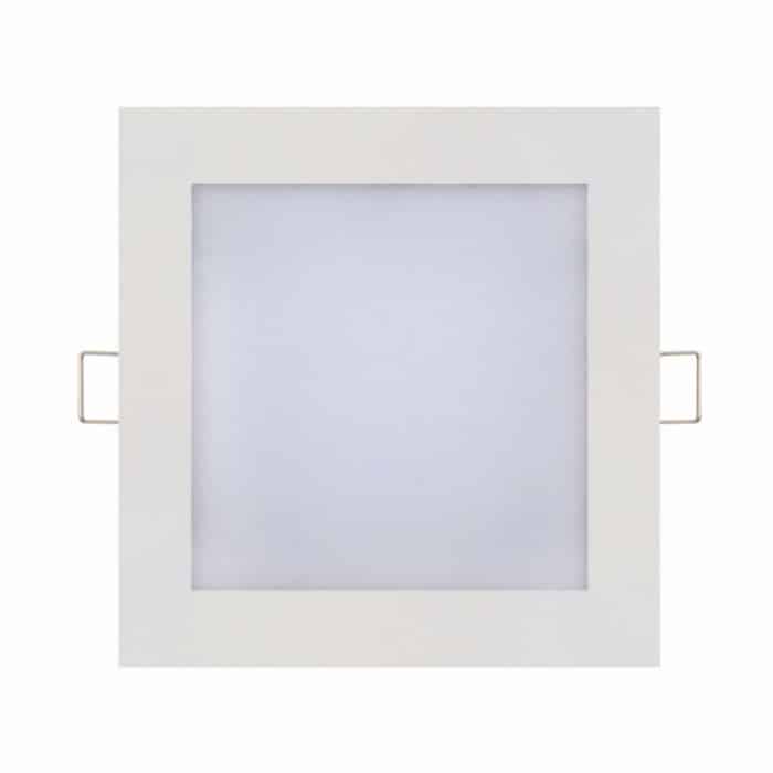 Світлодіодний світильник врізний Slim/Sq-12 12W 6400K, Білий, Світильники вбудовані