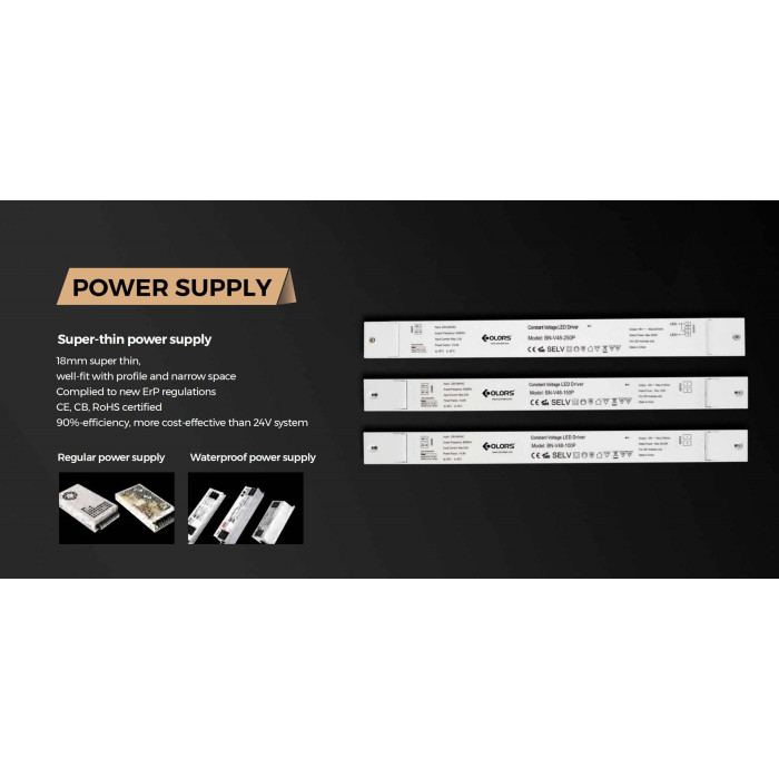 LED стрічка COLORS 120-2835-48V-IP20 8.8W 985Lm 4000K 5м (D8120-48V-10mm-NW)