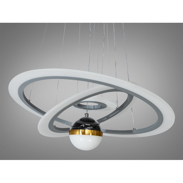 Новинка, світлодіодна люстра з додатковим підсвічуванням, 90 Вт