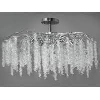 Стельова, стильна, дизайнерська кришталева люстра Гліцинія на 9 ламп, х�