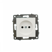 Механізм розетки Grano Білий/12/120, Білий, Механізм розетки одинарної
