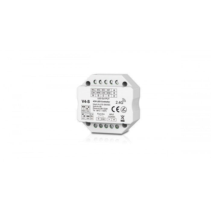 LED-контролер DEYA 12-24VDC, 3A*4CH (V4-S)