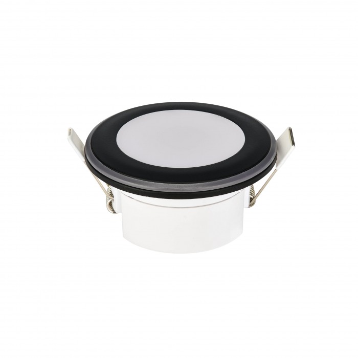 Світлодіодний світильник вбудований LED PARKER-5 5W 4200K чорний, Чорний, Світильники вбудовані