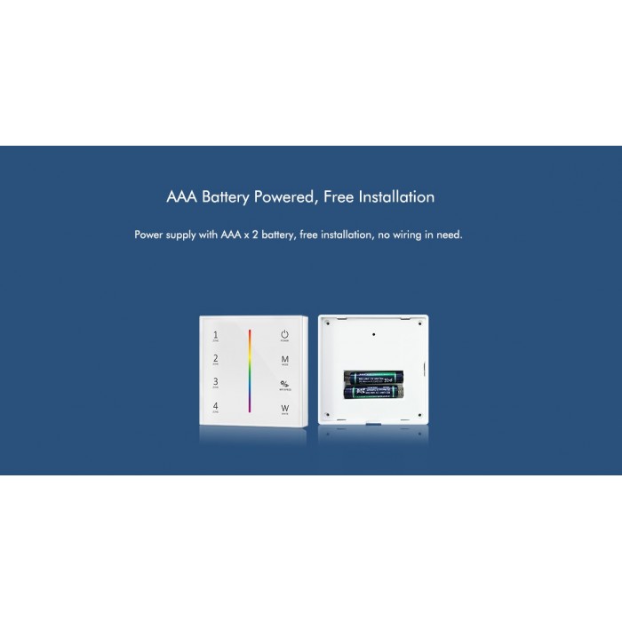 Панель LED димера DEYA на 4 зони T21(Black)