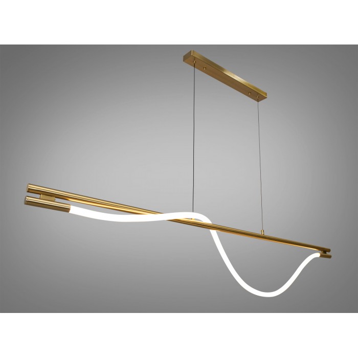 Декоративна світлодіодна люстра з серії "Роуплайт", 32W, кольору бронзи, �