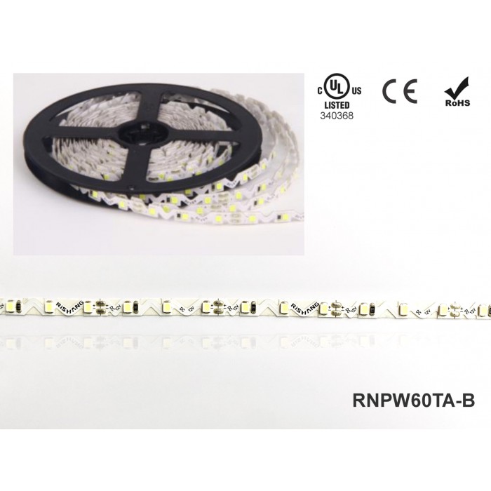 LED стрічка RISHANG 60-2835-12V-IP65 3D 6W 485Lm 4000K 5м (RNPW60TA-B-NW)