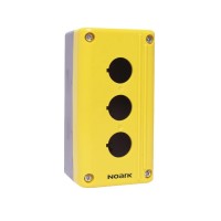 Корпус для 3 кнопки жовтий