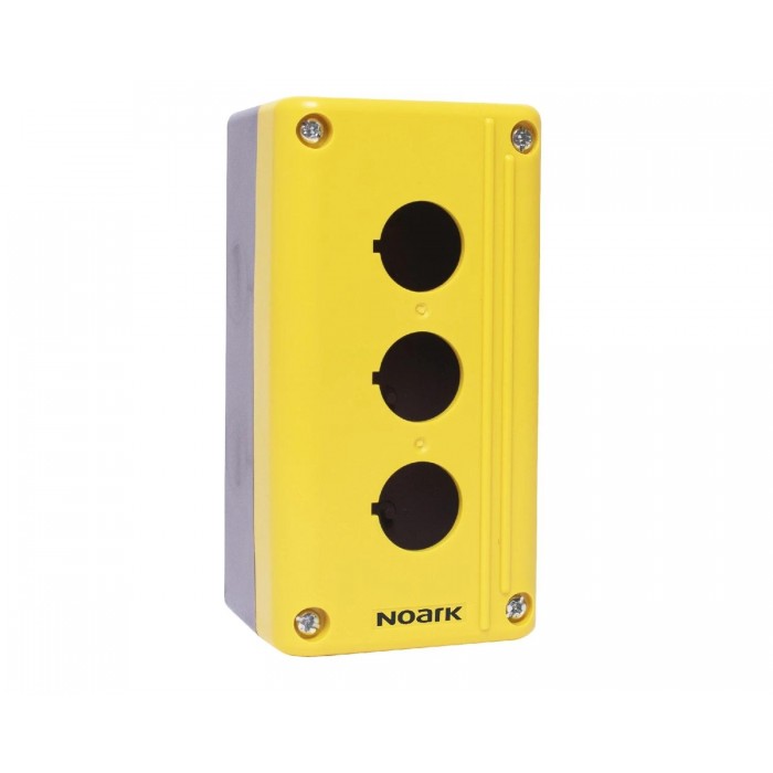 Корпус для 3 кнопки жовтий