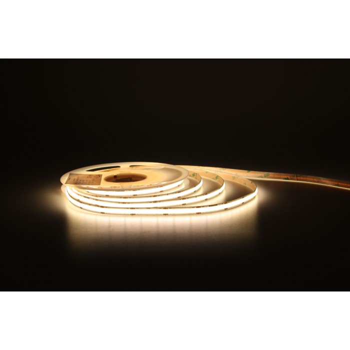 LED стрічка RISHANG COB-24V-IP20 4.8W 420Lm 3000K 5м (RM0501EC-A-WW)