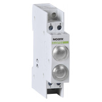 Модульний індикатор, 110V AC/DC, 1 біла LED and 1 біла LED