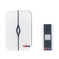 NERO-D Дзвінок безпровідний АНТРАЦИТ 4,5V 36-мелодій, дист. до 100м./1/60