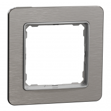 Рамка 1-пост Мат алюм Sedna Elements, Матовий алюміній, Sedna Design & Elements