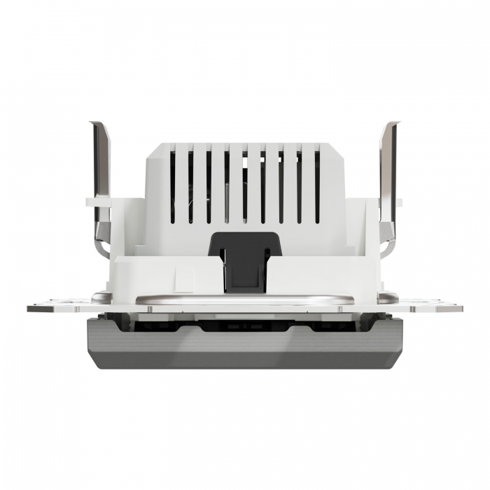 USB розетка тип А+С 2,4 А алюм Asfora, Asfora