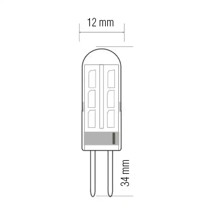 Cвітлодіодна лампа MIDI 1.5W G4 2700К