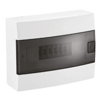 Щиток зовнішній 12 авт. білий, Білий, Щиток зовнішній