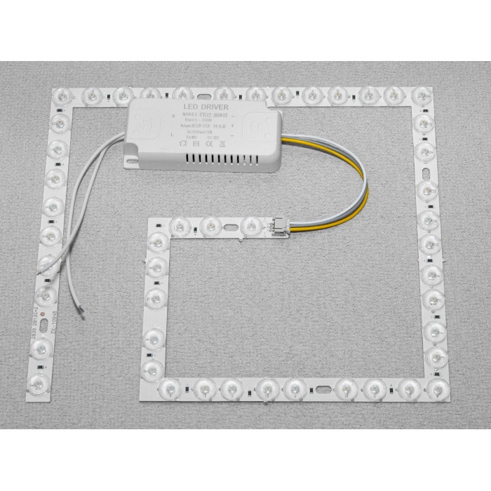 Блок живлення та LED модуль до світлодіодних люстр 52W