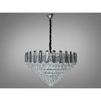 Велична, ексклюзивна, ультрасучасна кришталева люстра на 16 ламп, діаме�