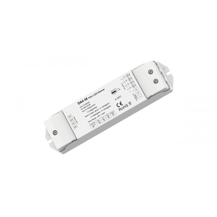 LED-контролерDEYA DALI DT6/DT8 12-48VDC, 5A*4CH (DA4-M)