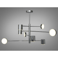 Інноваційна новинка LED люстра в офіс, 40W, хром