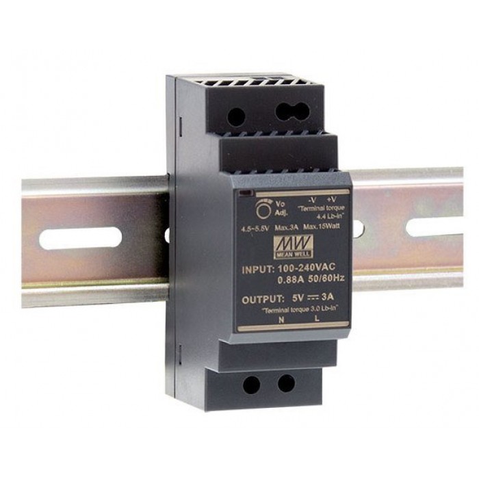 Блок живлення Mean Well на DIN-рейку 36W 48V IP20 (HDR-30-48)