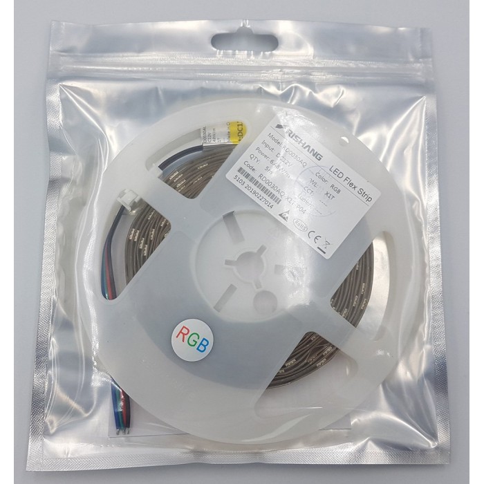 LED стрічка RISHANG 30-5050-12V-IP20 6.48W RGB 5м (RD0030AQ)