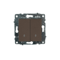 Механізм вимикача 2-клв.прохідного Grano Мока/12/60, Мока, Механізм вимикача прохідного