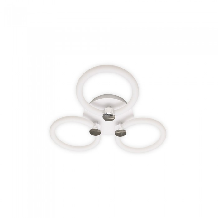 Світлодіодна накладна люстра Ardero AL6133ARD FELICITY 47Вт білий срібло