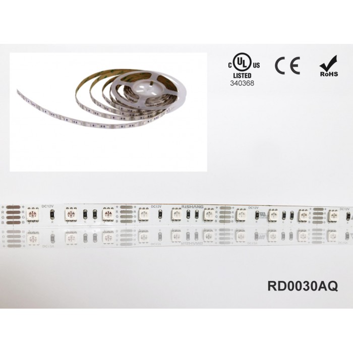 LED стрічка RISHANG 30-5050-12V-IP20 6.48W RGB 5м (RD0030AQ)