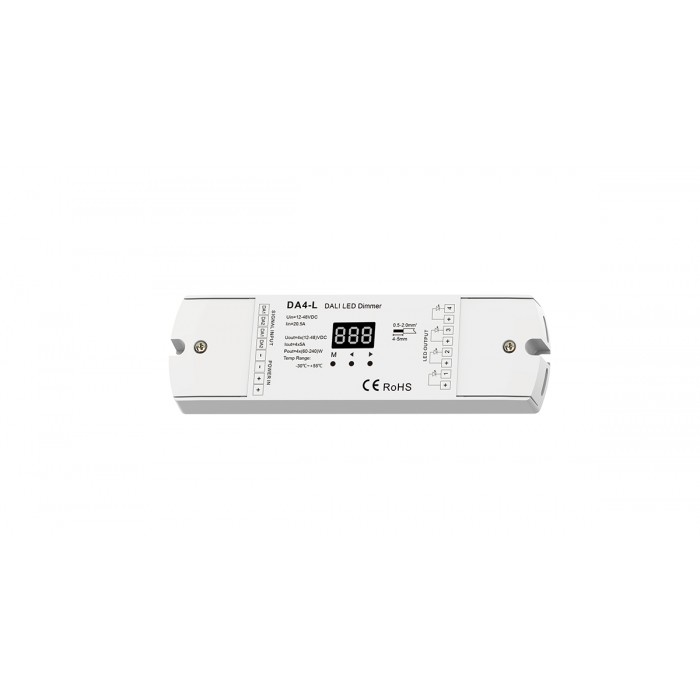 LED-контролер DEYA 12-48VDC, 5A*4CH, DALI (DA4-L)
