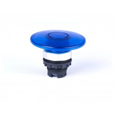 Кнопка-грибок 60 mm без фіксації, з підсвіткою, синя