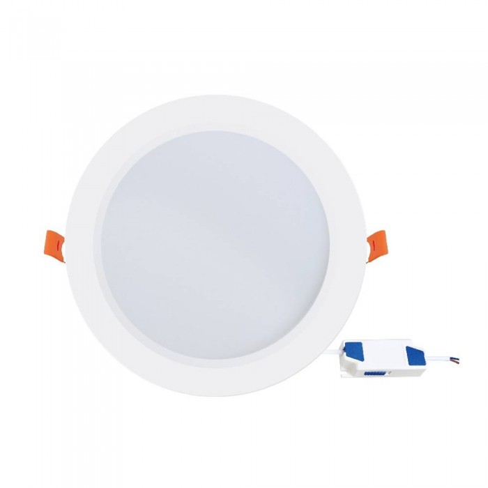 ALEXA-20 3CCT Світильник вбудований LED 20W 3CCT 1500Lm 200-265V d-145мм білий кругл./1/60, Білий