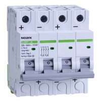 DC Автоматичний вимикач 10 kA, хар-ка K, 32 A, 1000 V DC, 4 полюса