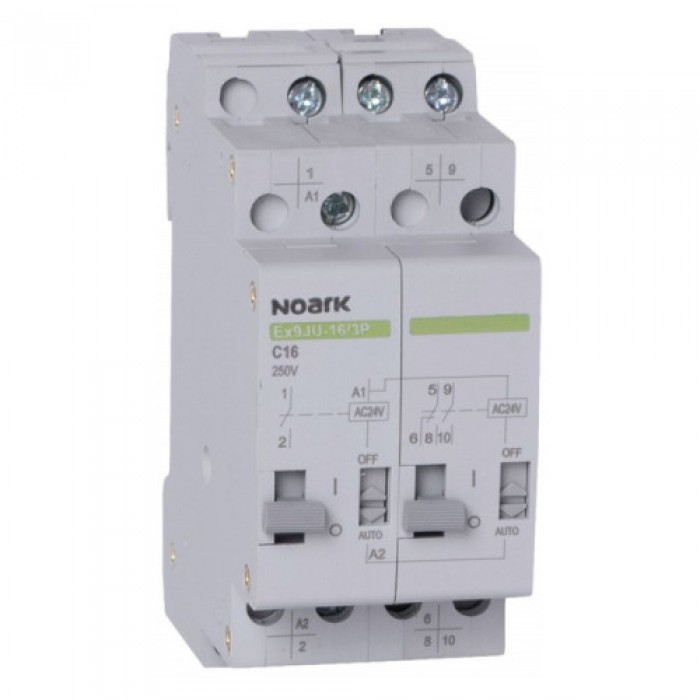 Імпульсне реле, 16 A, 24V DC, 3-полюси