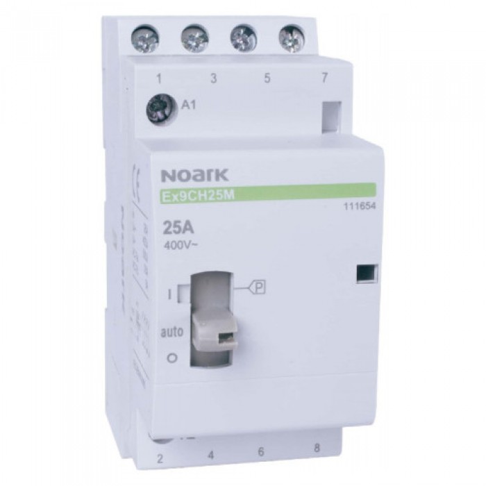 Модульний контактор з РК, 16A , 220-240V AC, 2NO+2NC контакти