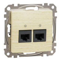 Подв рRJ45 CAT 5E UTP Бер Sedna Elements, Береза, Sedna Design & Elements
