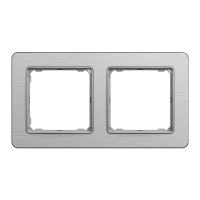 Рамка 2-пост Мат алюм Sedna Elements, Матовий алюміній, Sedna Design & Elements