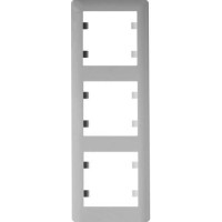 Рамка 3Х вертикальна Lumina-Soul, біла