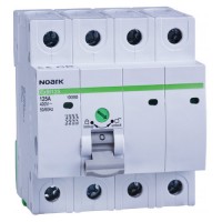 Вимикач навантаження, ширина 4 DIN, 4 полюси, 125A