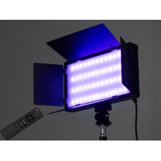 Студійний RGB прожектор з пультом для фото і відеозйомки, 15Вт
