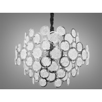 Дизайнерська люстра "Артишок" на 9 ламп, люстра хромована