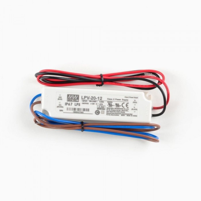 Блок живлення Mean Well 20W DC12V IP67 (LPV-20-12)