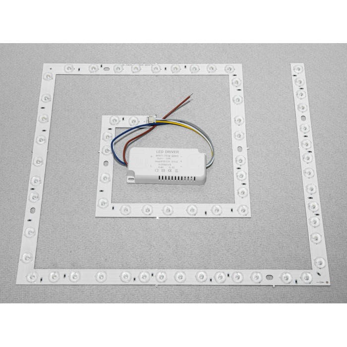 Блок живлення та LED модуль до світлодіодних люстр 72W